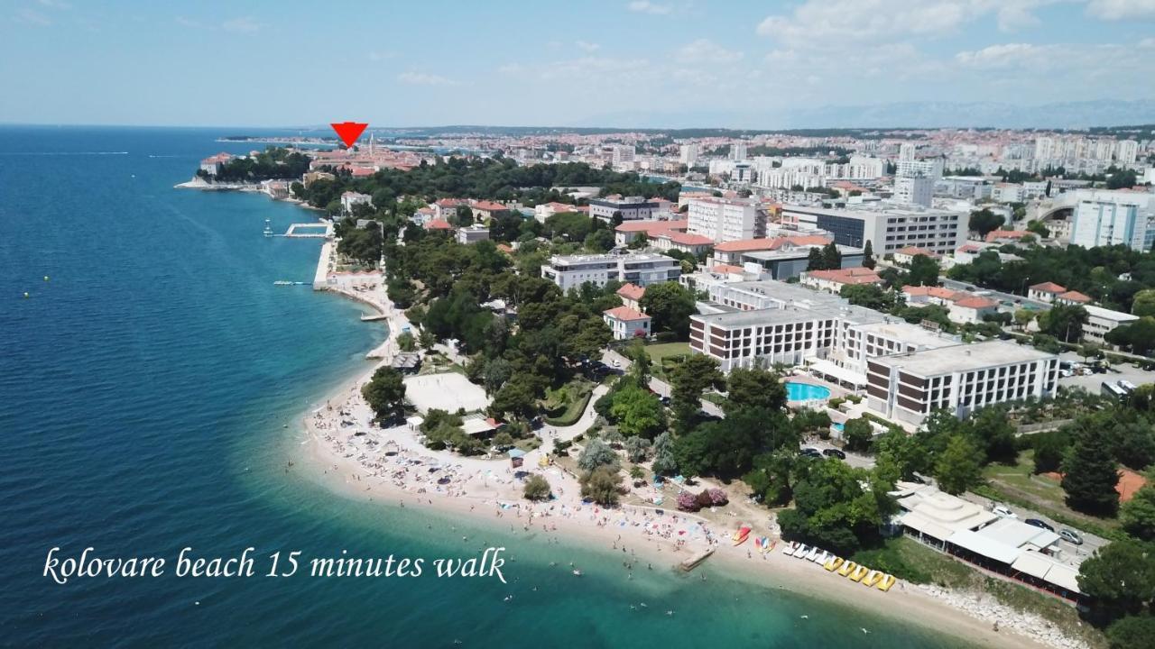 Apartman Junona - Poluotok Na Dlanu Zadar Bagian luar foto